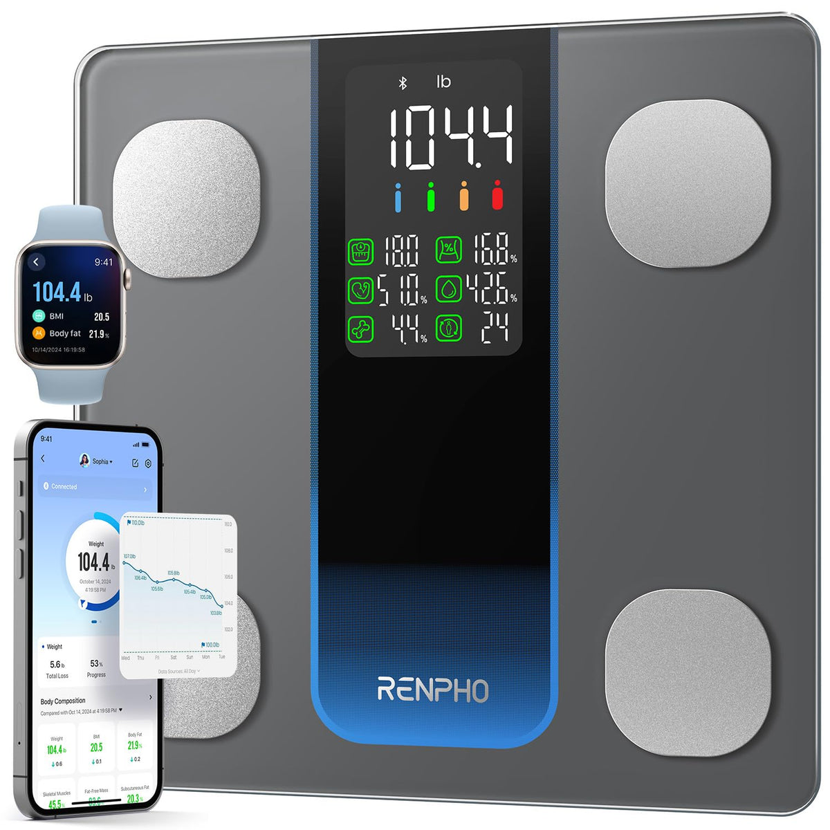 Smart Body Weight Scale Y23194