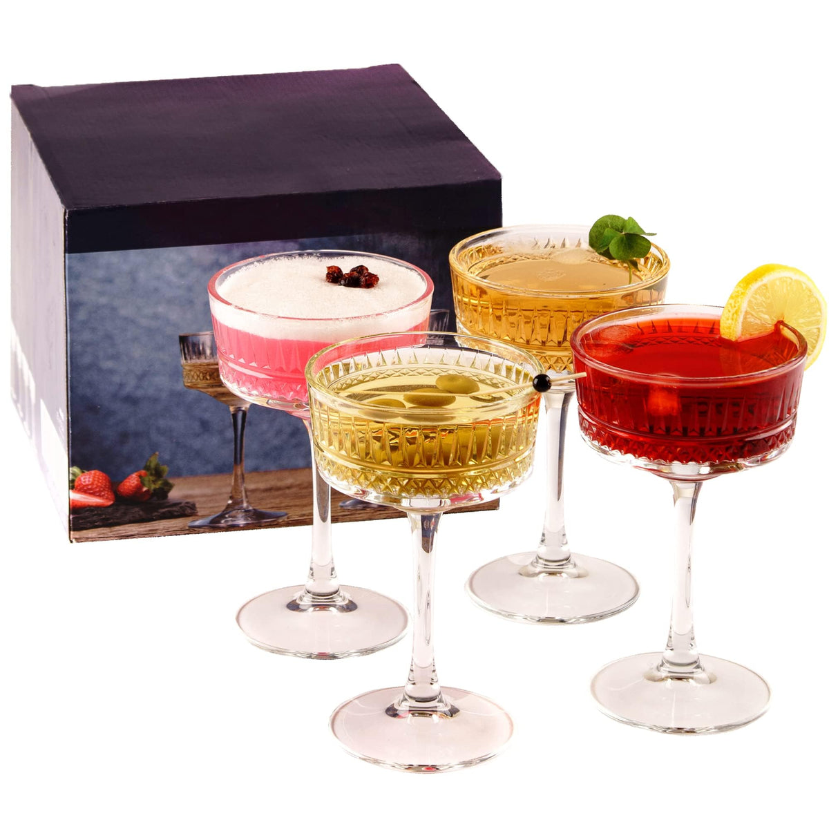 Coupe Glasses Set of 4 A8052