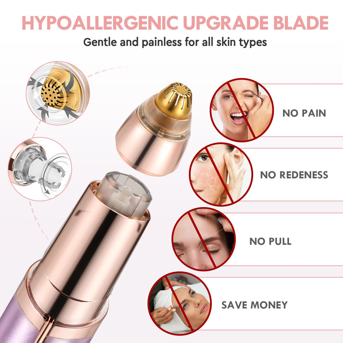 Rechargeable Electric Eyebrow Trimmer Z676
