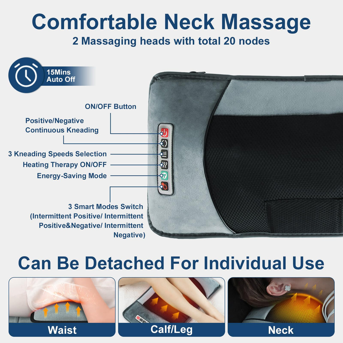 Full Body Massage Mat with Heat V4965