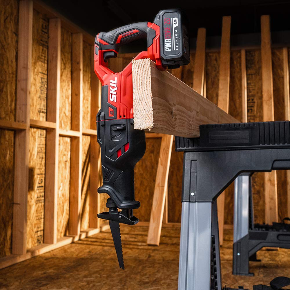 20V Brushless Reciprocating Saw Kit with Battery and Charger W816515