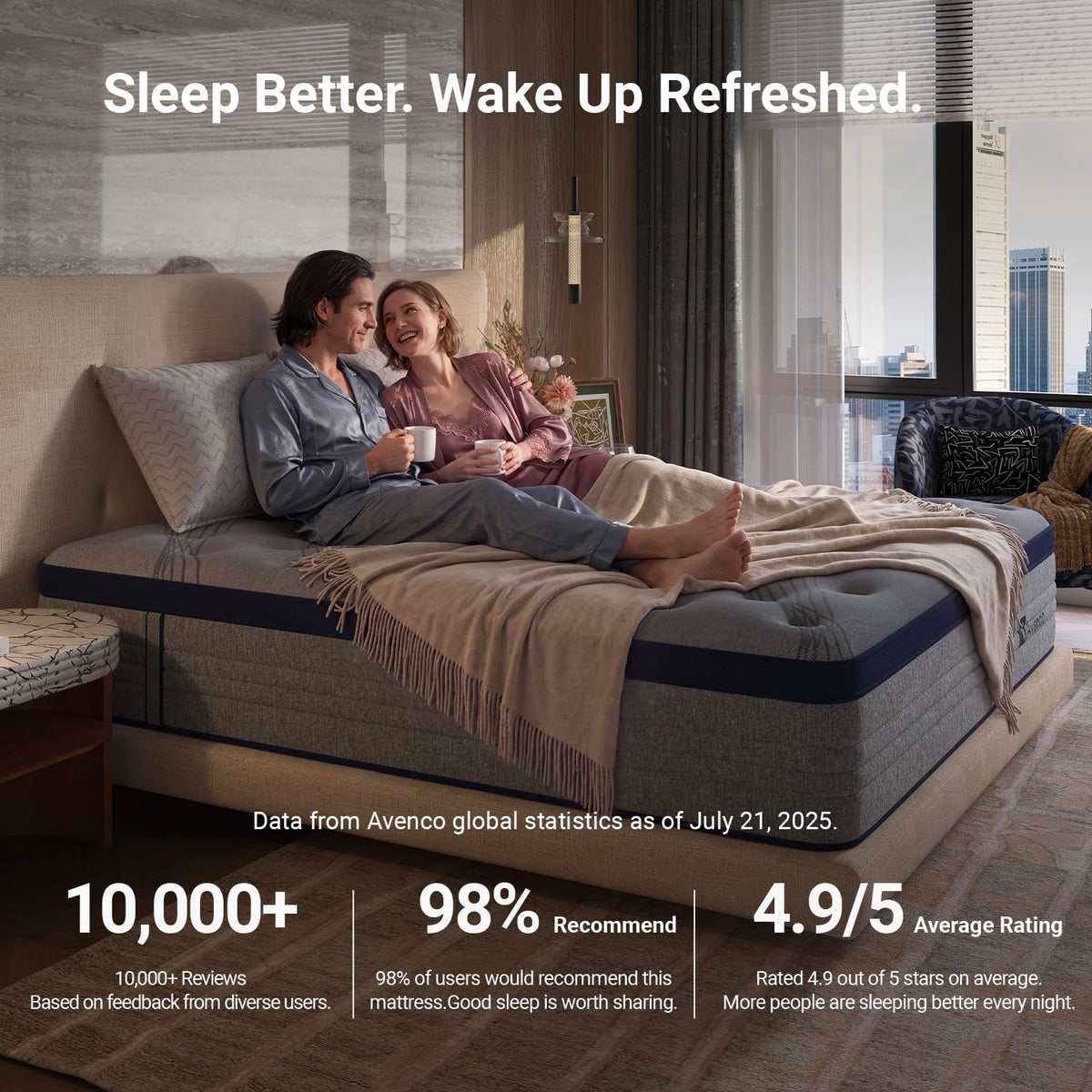 Queen 12 Inch Cooling Hybrid Mattress C168