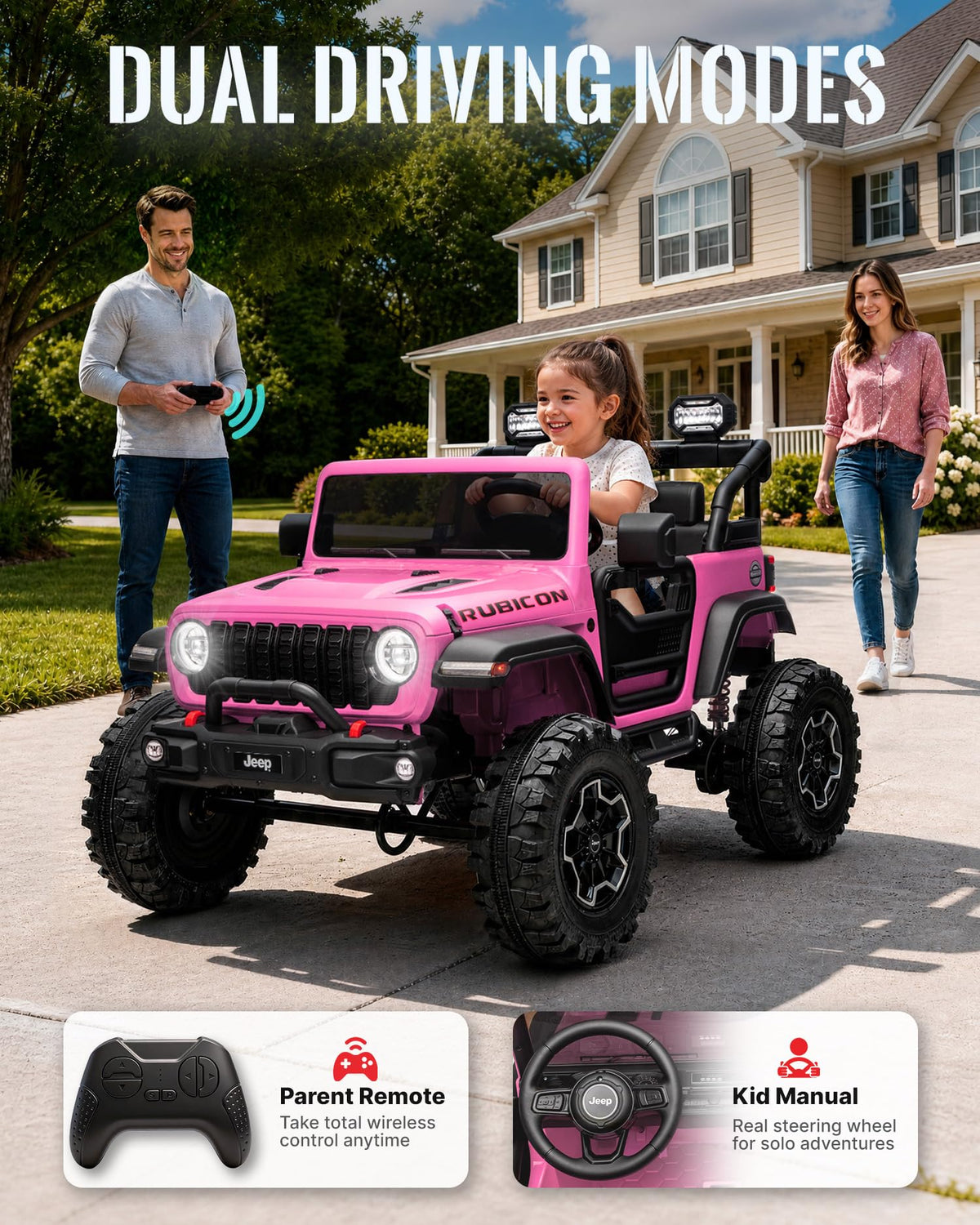 24V 2 Seater Ride on Car with Remote Control Y290488