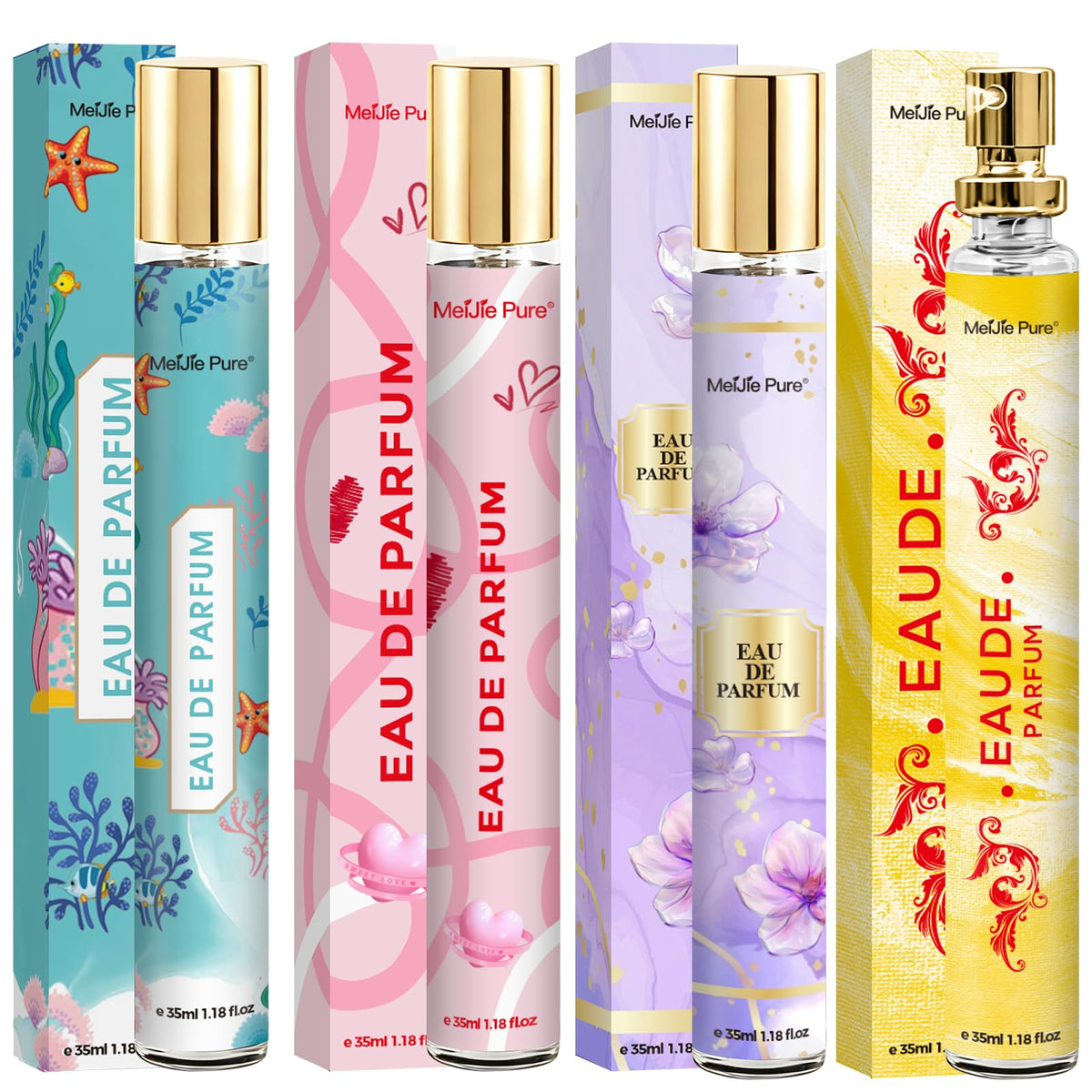 4 Pack Women's Eau de Parfum Travel Size N659601