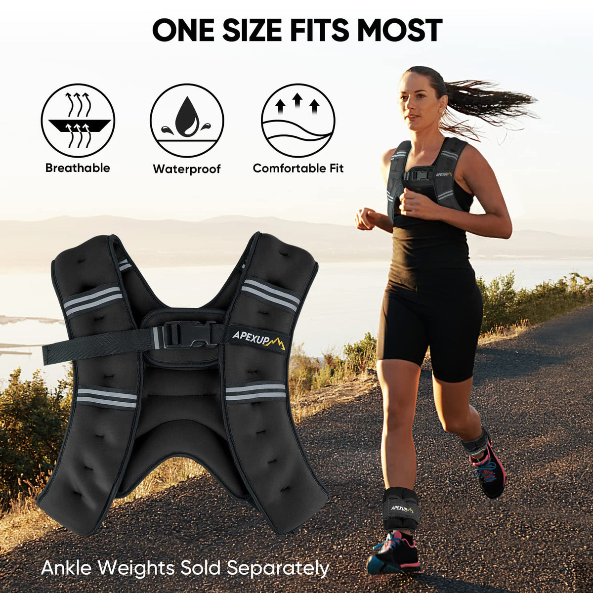 Adjustable Ankle Weights + Weighted Vest V86596