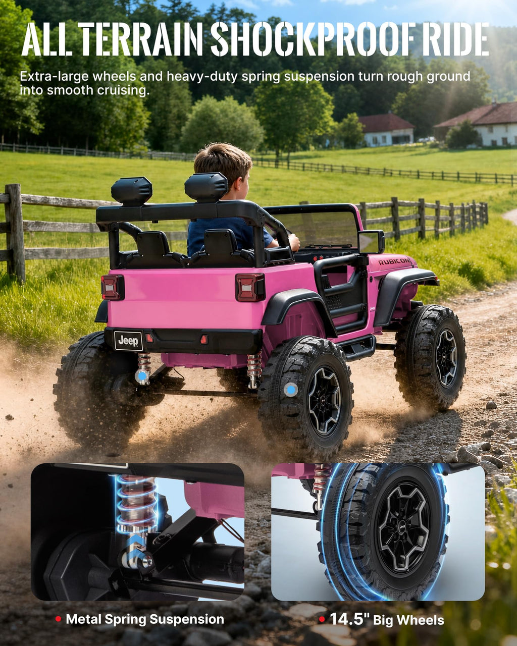 24V 2 Seater Ride on Car with Remote Control Y290488