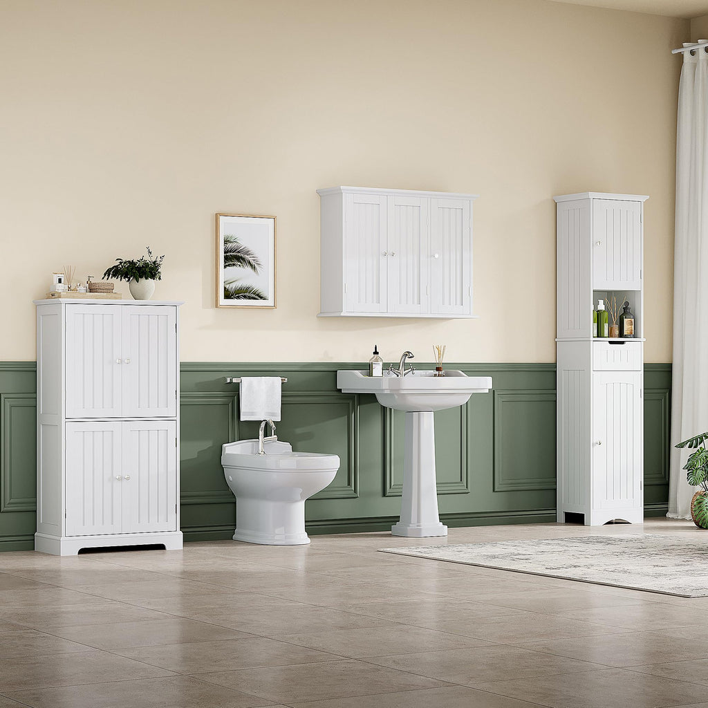 Laundry Cabinet with 3 Doors and Adjustable Shelves L6620