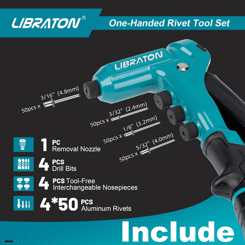 One-Handed Rivet Gun Set F853209