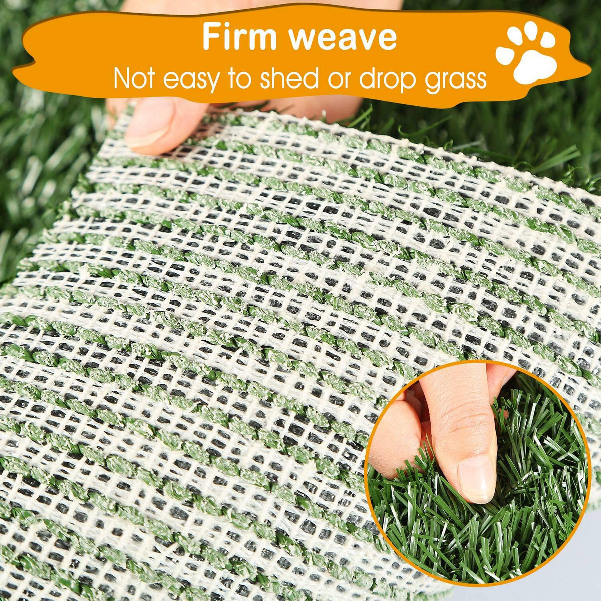 Dog Grass Pad with Tray 25”x 20” Artificial Grass S814140