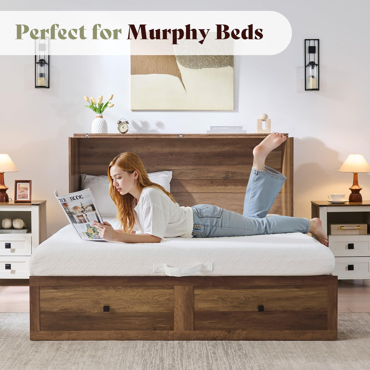 Queen Tri-Fold Memory Foam Mattress P8544