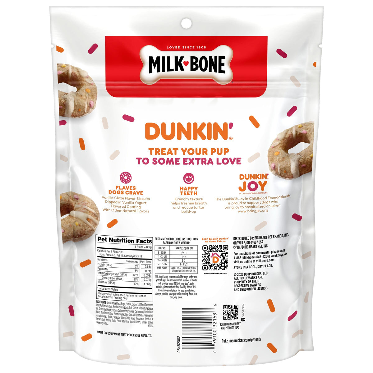 Vanilla Glaze Flavor Dog Biscuits, 8 Oz. U92810
