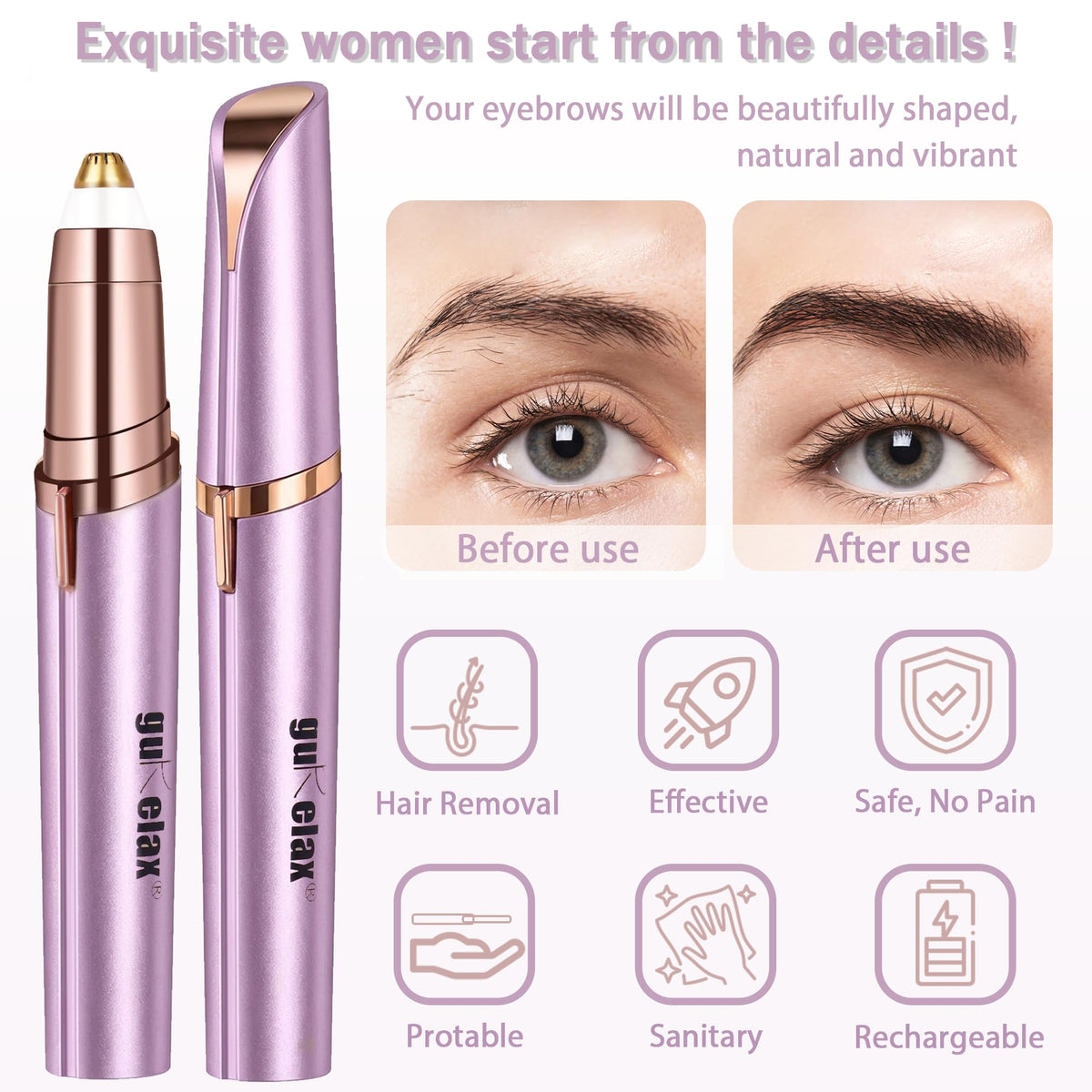Rechargeable Electric Eyebrow Trimmer Z676