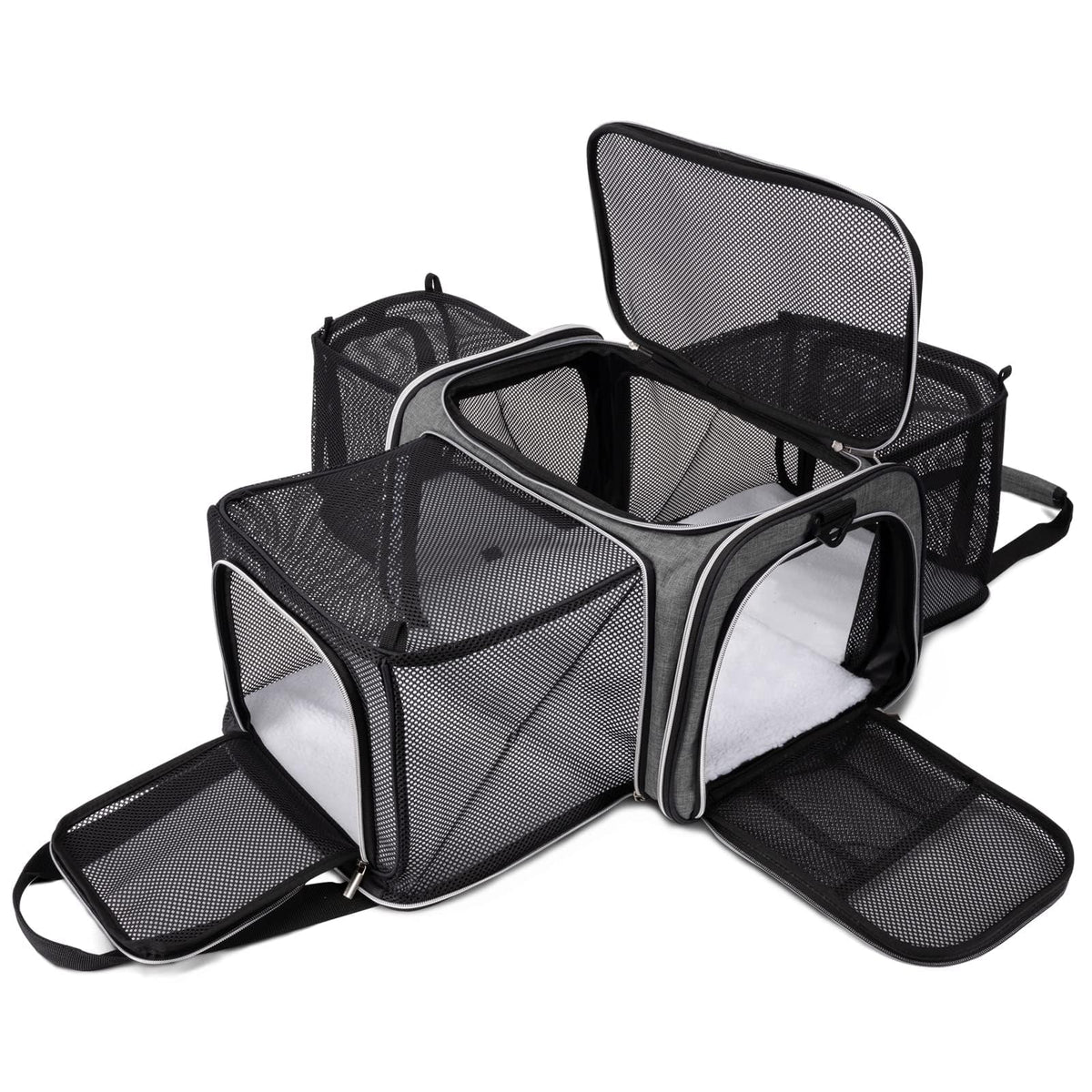 Airline Approved Soft Side Pet Carrier with Fleece Pad X487