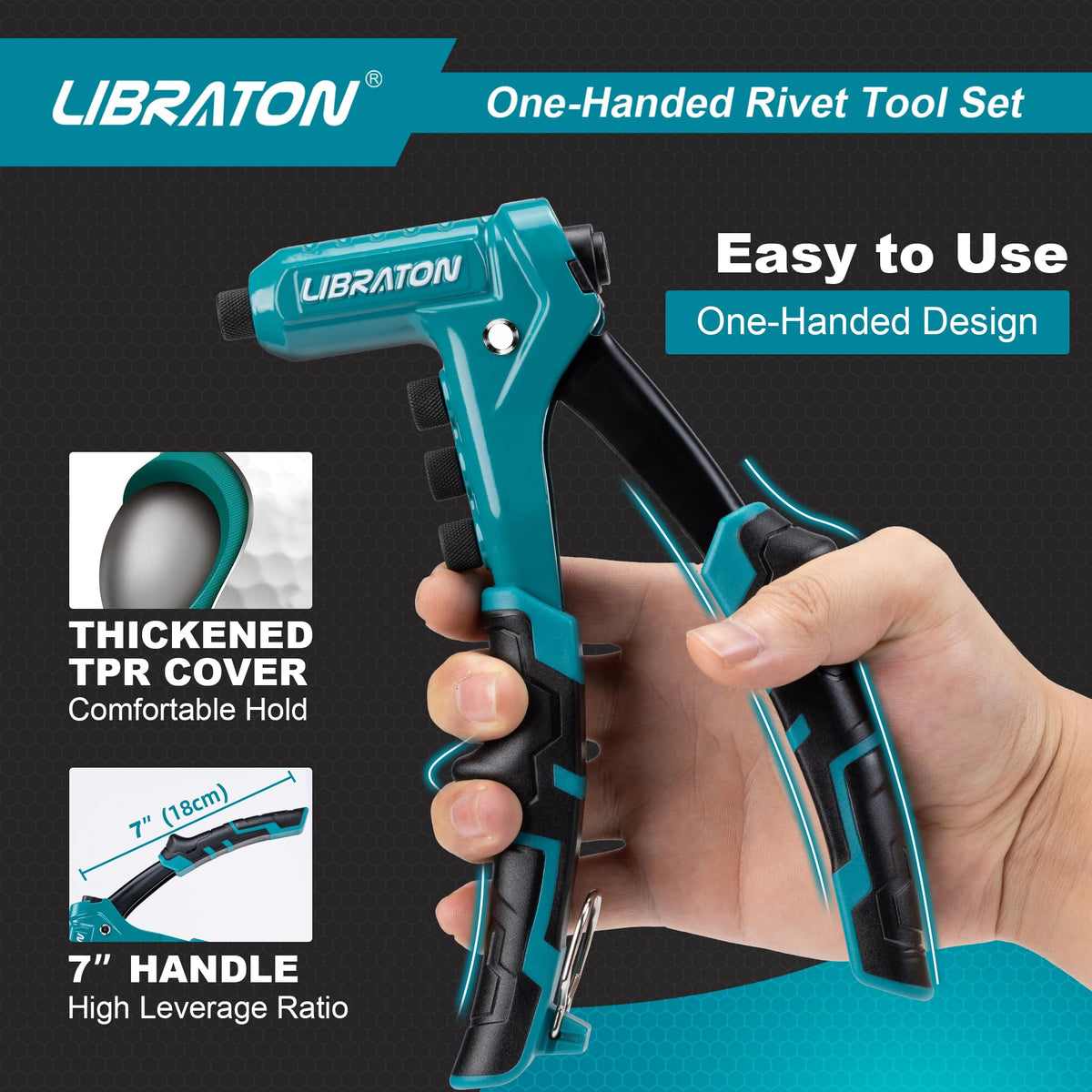 One-Handed Rivet Gun Set F853209