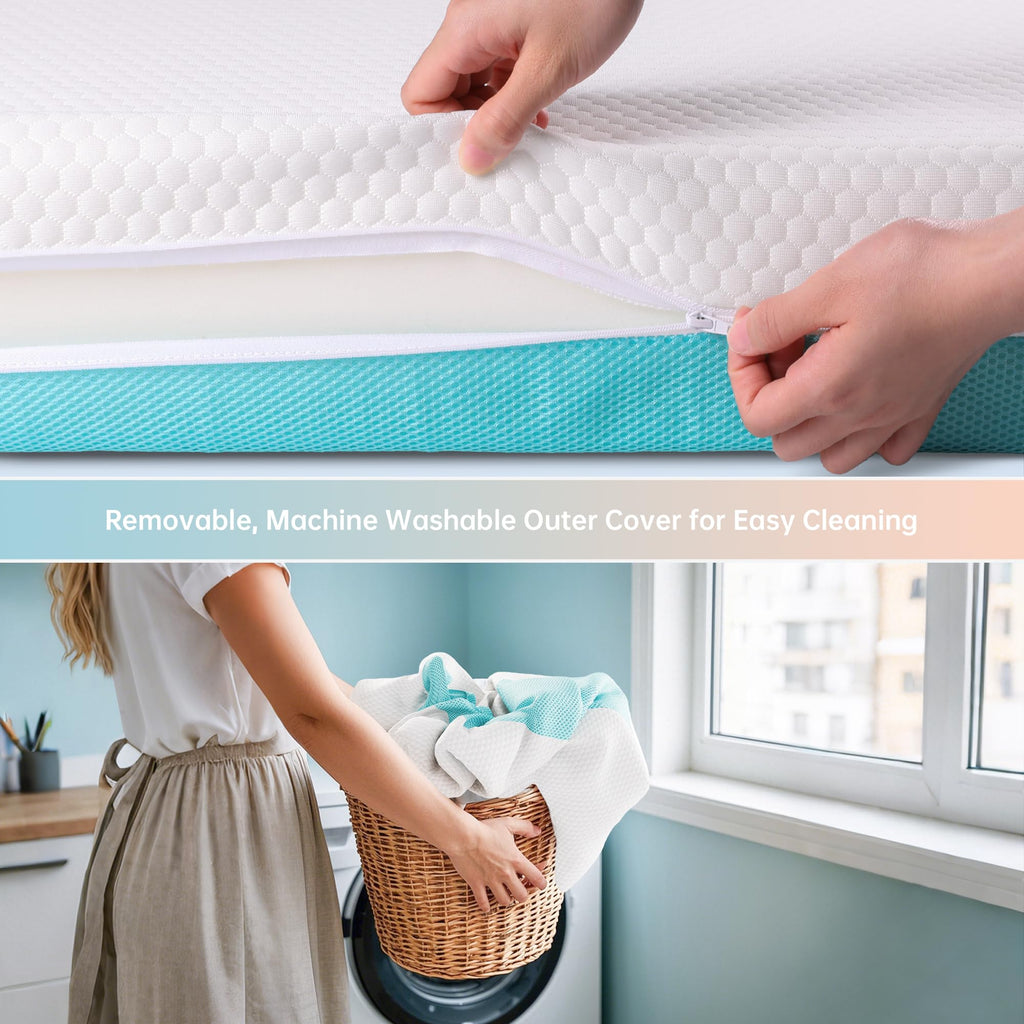 Memory Foam Crib Mattress with Washable Cover N42751