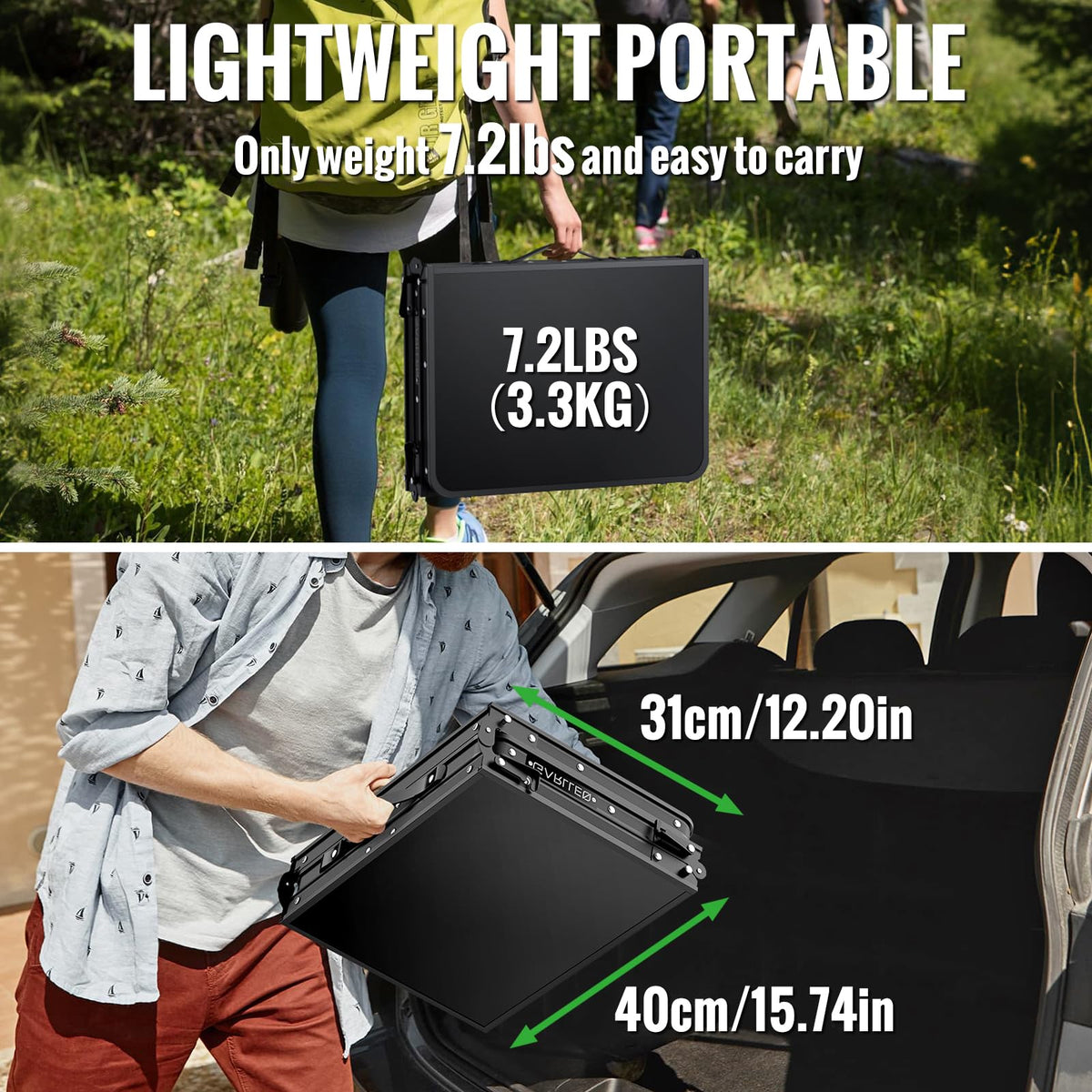 Folding Camping Table 3 Adjustable Height N210055