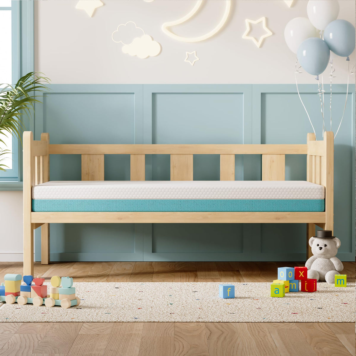 Memory Foam Crib Mattress with Washable Cover N42751