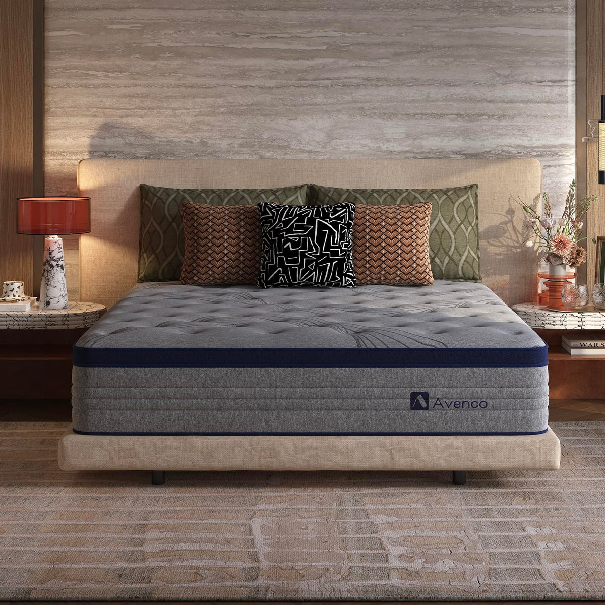 Queen 12 Inch Cooling Hybrid Mattress C168