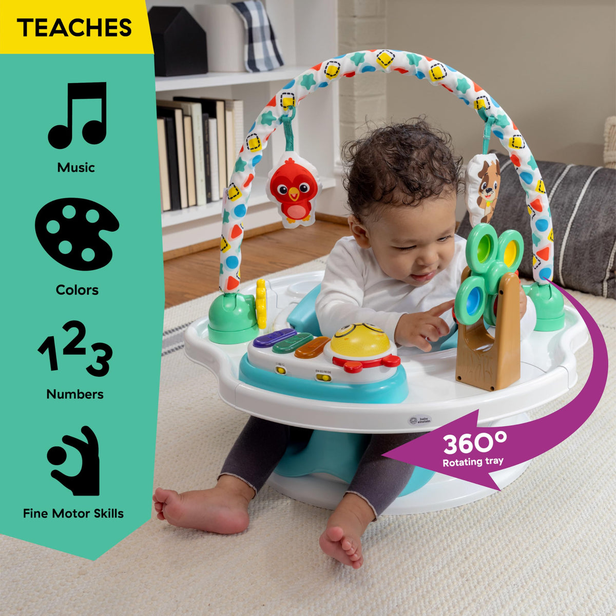 3-in-1 Activity Seat with Music & Lights C269455