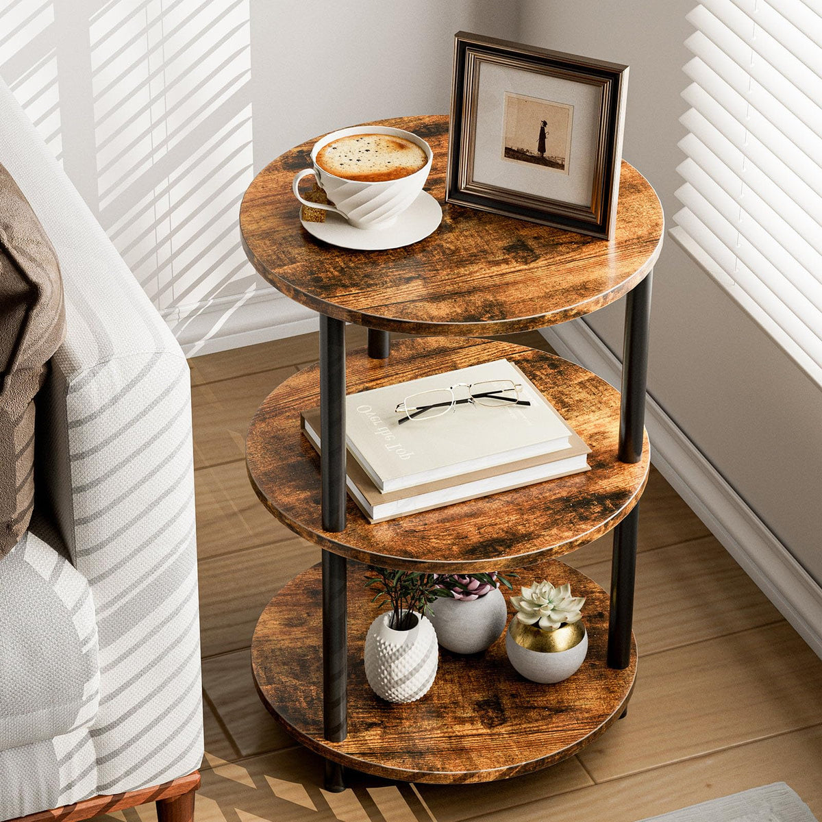 Small Round 3 Tier Coffee Table R870058