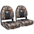 Camo/Black High Back Folding Boat Chair 2 Pack P774