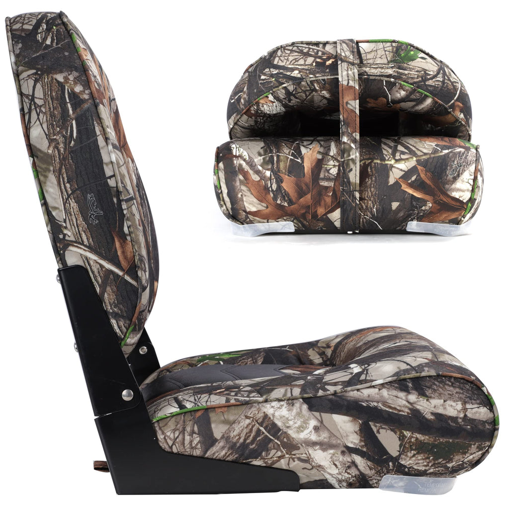 Camo/Black High Back Folding Boat Chair 2 Pack P774