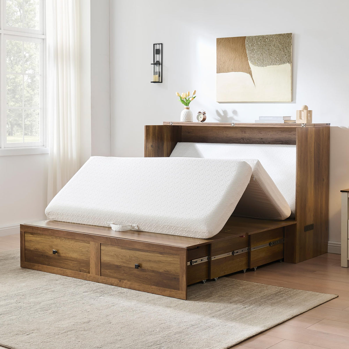 Queen Tri-Fold Memory Foam Mattress P8544