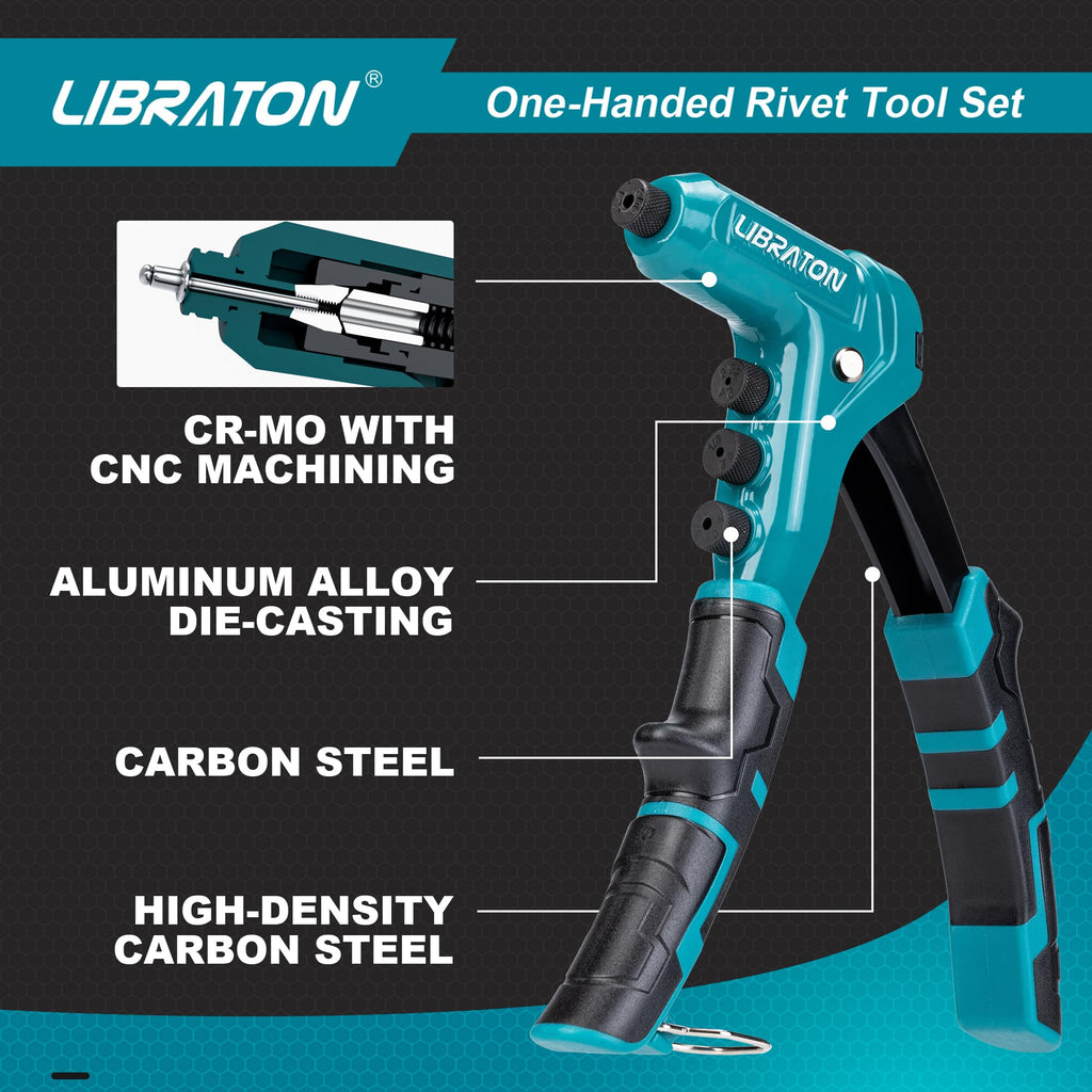 One-Handed Rivet Gun Set F853209