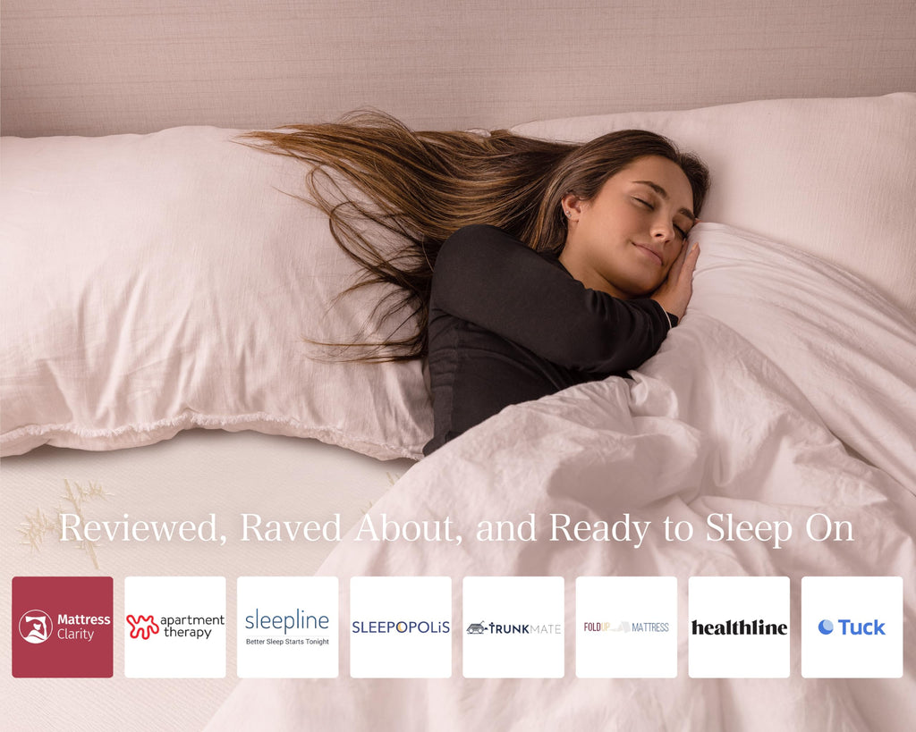 Queen Size 6 inch Memory Foam Trifold Mattress Q23444