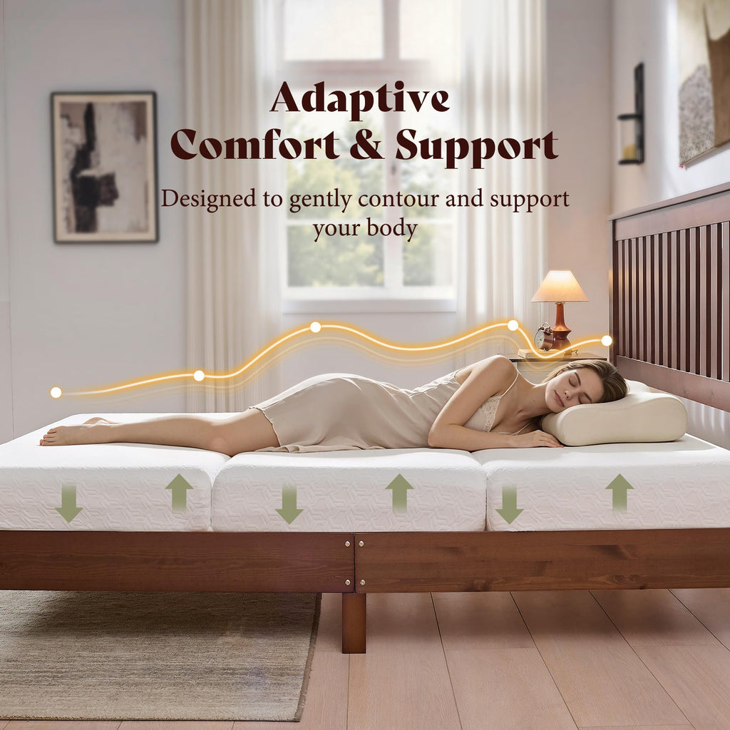 Queen Tri-Fold Memory Foam Mattress P8544