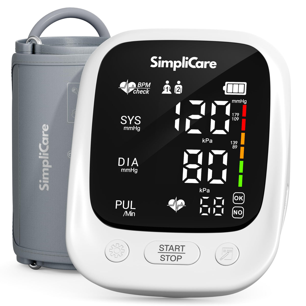 Blood Pressure Monitor with XL Blood Pressure Cuff C2881