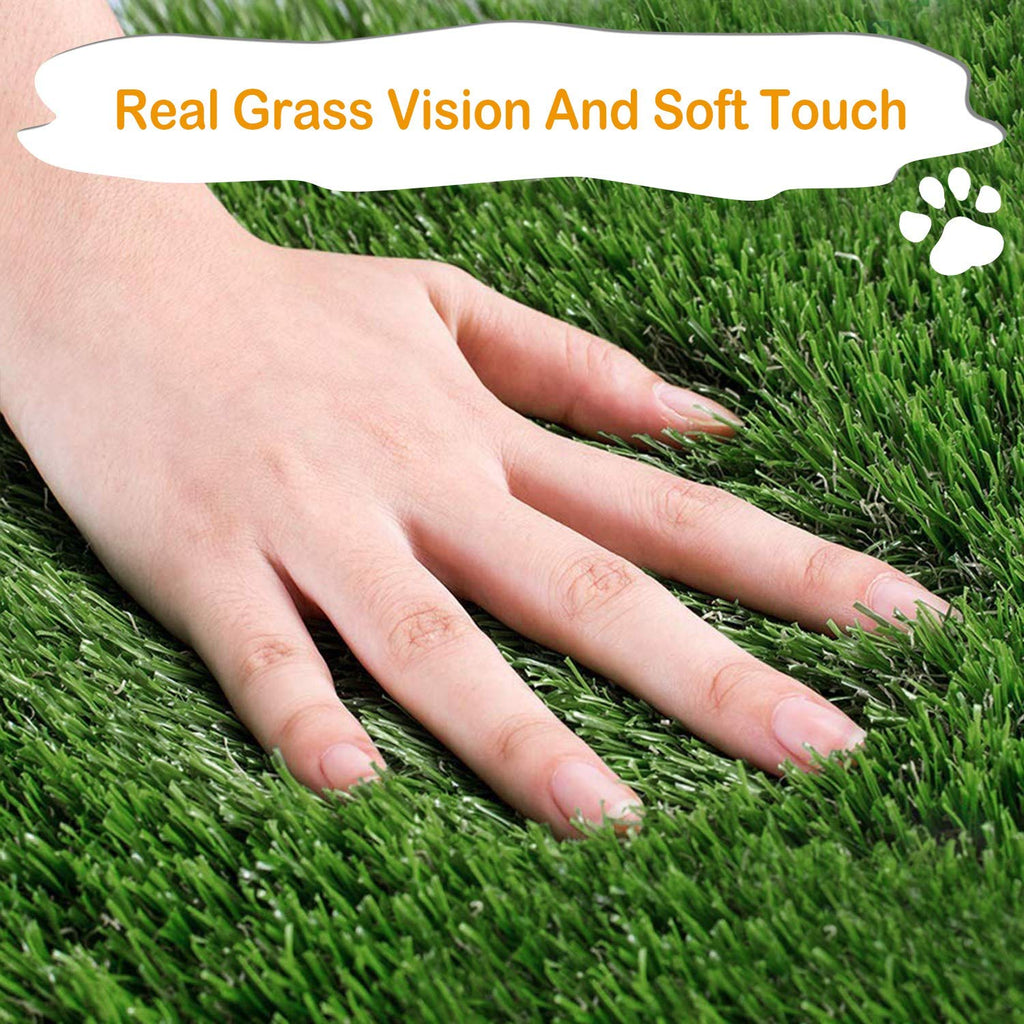 Dog Grass Pad with Tray 25”x 20” Artificial Grass S814140