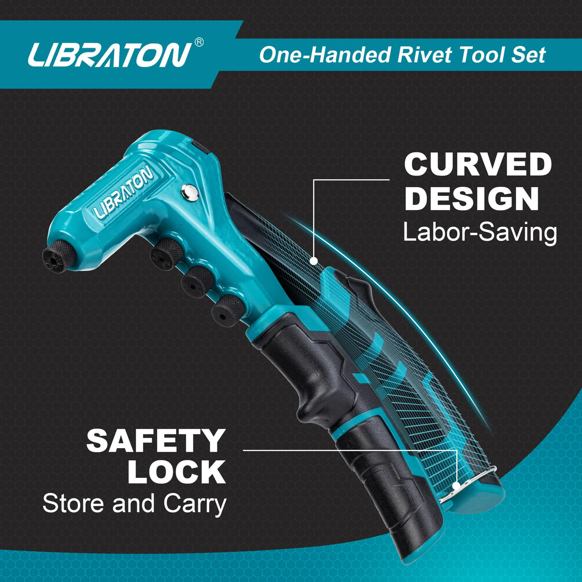 One-Handed Rivet Gun Set F853209