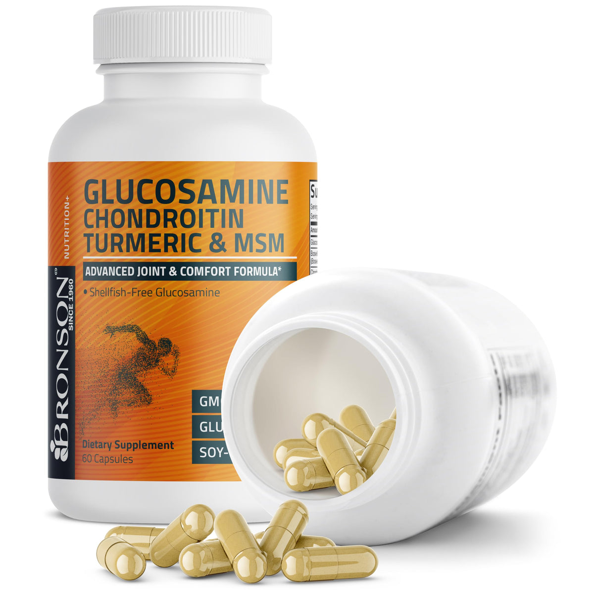 Glucosamine Chondroitin Turmeric & MSM Joint Support, 60 Capsules B4538