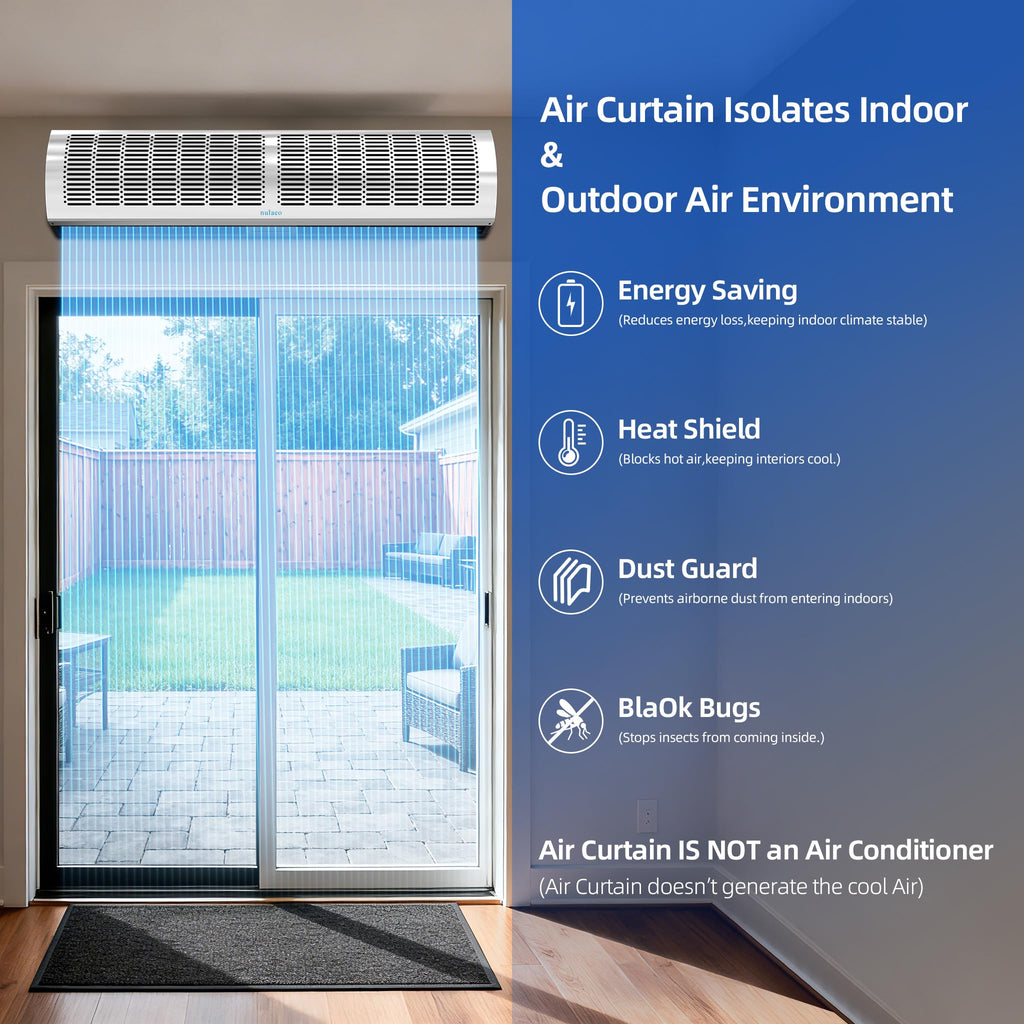 36'' Stainless Steel Wall-Mounted 2-Speed Air Curtain L444