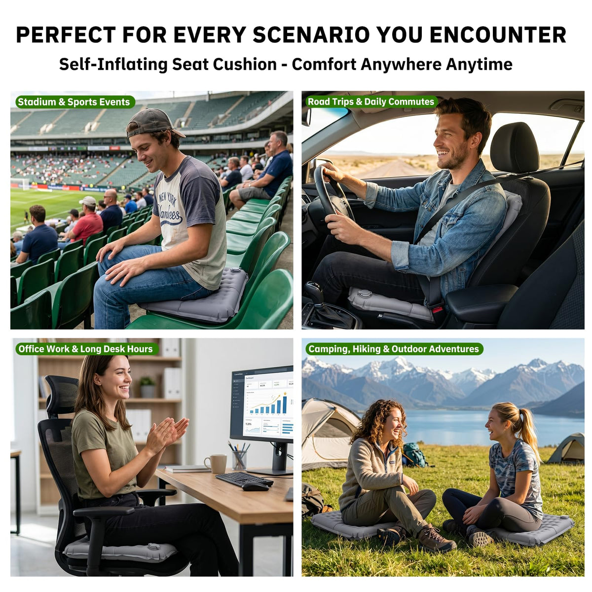 2 Pcs Inflatable Seat Cushion Z2689