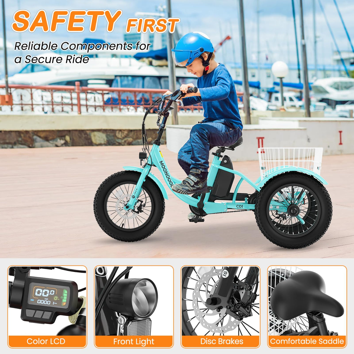 16 Inch Electric Tricycle U746304
