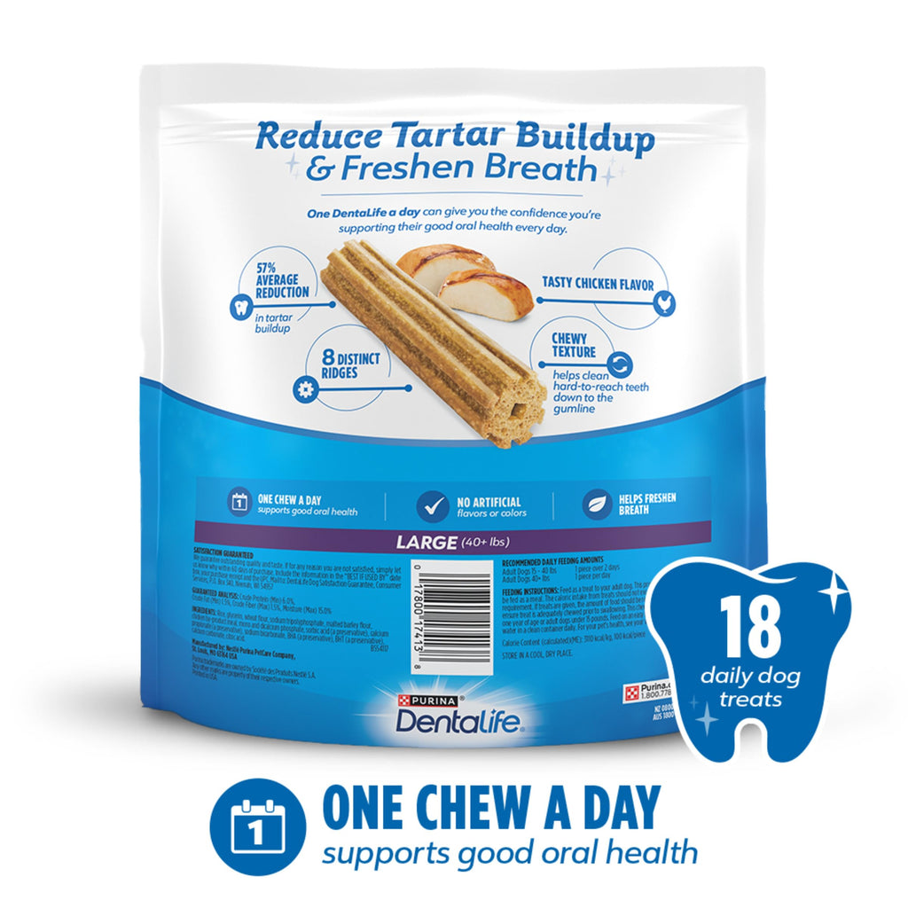Daily Dental Chews for Large Dogs, 18 ct G734553