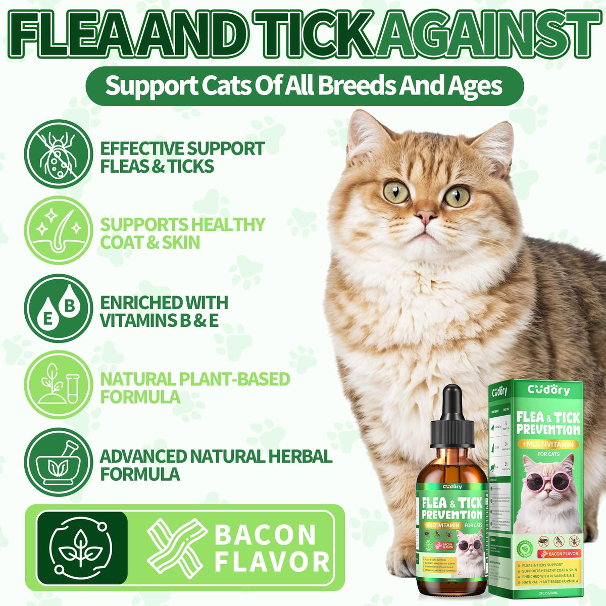 Flea & Tick Support for Cats Chews R808