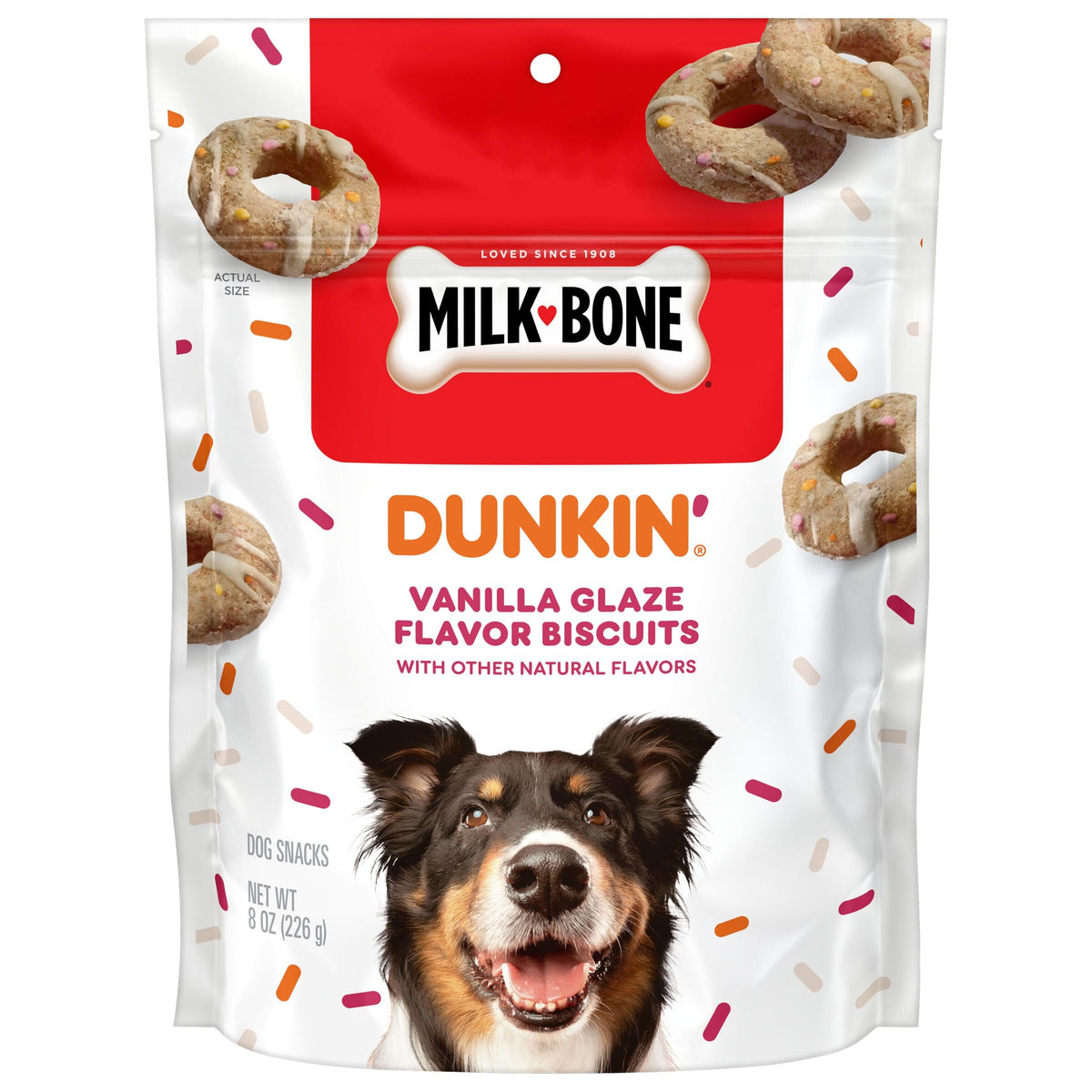 Vanilla Glaze Flavor Dog Biscuits, 8 Oz. U92810