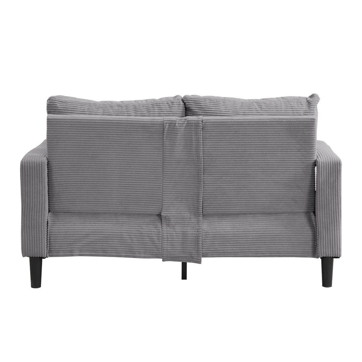 Light Gray Upholstered 2 Seat Loveseat Sofa I891705
