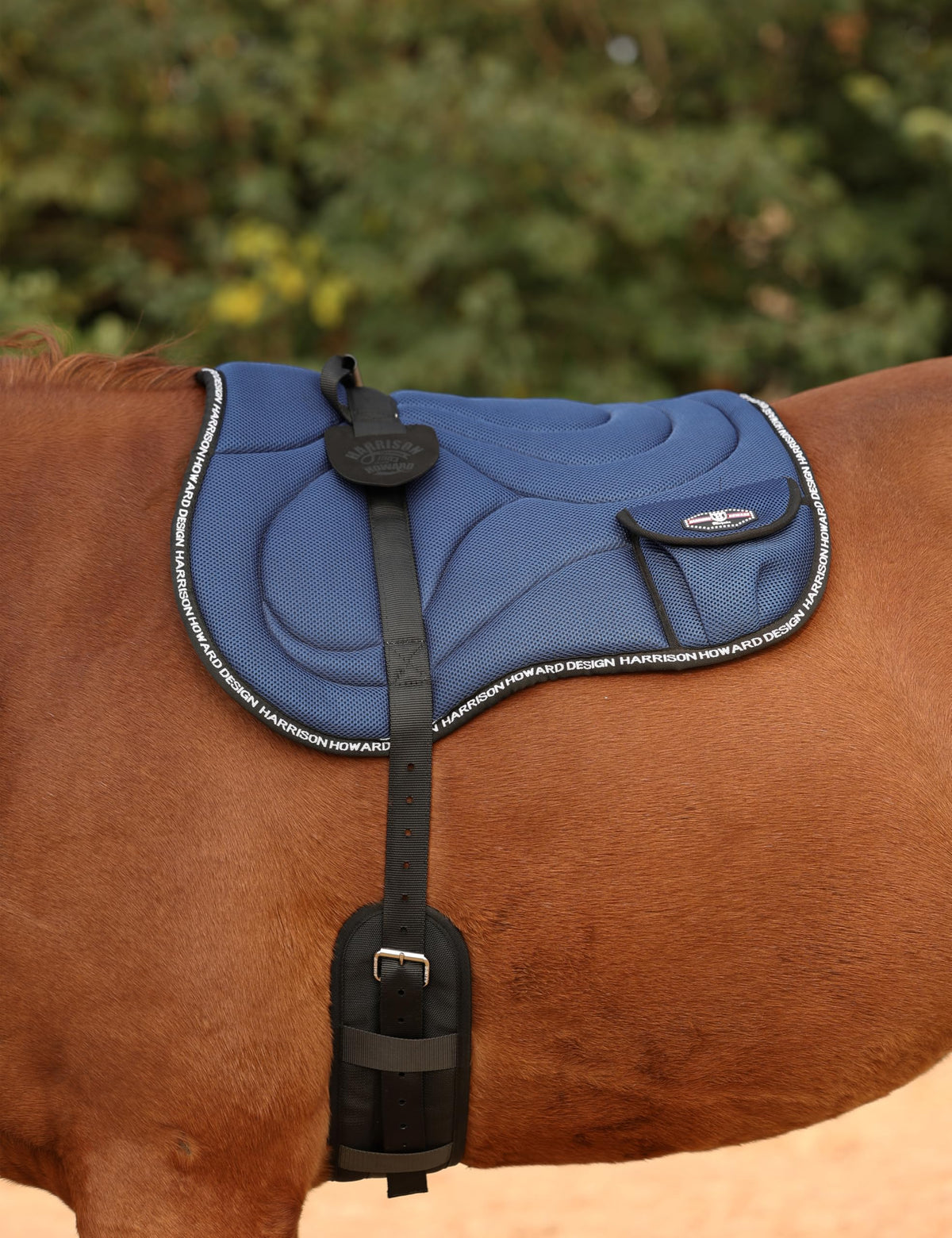 Mesh Bareback Horse Riding Pad with Girth E5870